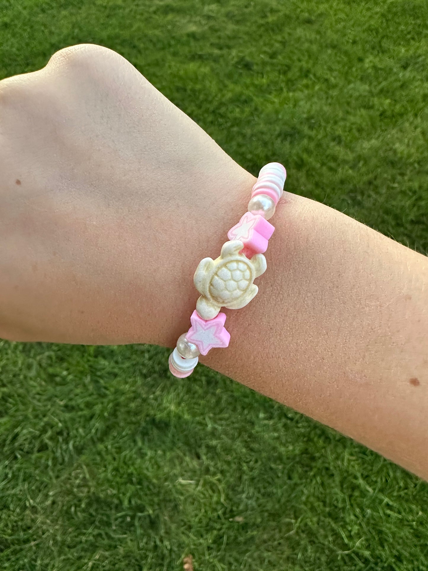 Bubble Gum Turtle Bracelet